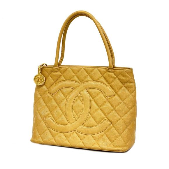 CHANEL Handbags - Chanel Tote Bag, Reproduction Tote, Caviar Skin, Beige, Women's